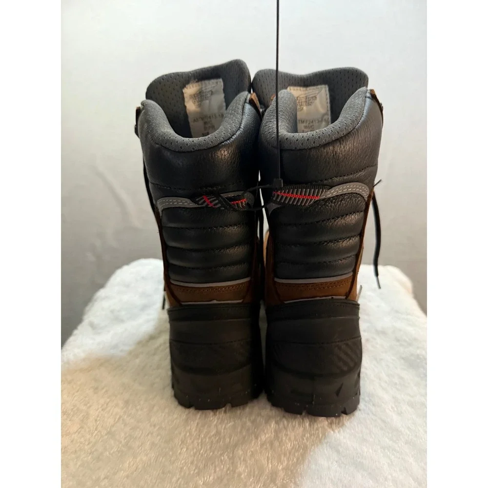 Red Wing‎ Waterproof Work Boots Men's Brown Leather Steel Toe Size 7 NWOT